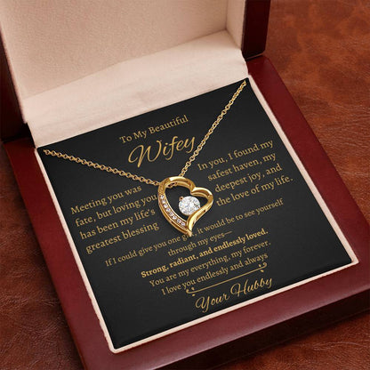 Wifey Heart Necklace| Meeting You Was Fate