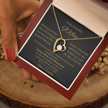 Wifey Heart Necklace| Meeting You Was Fate
