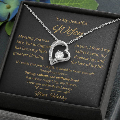 Wifey Heart Necklace| Meeting You Was Fate
