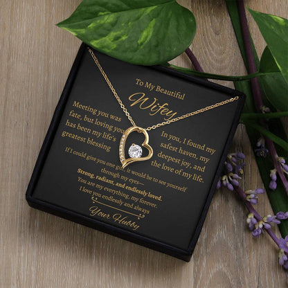 Wifey Heart Necklace| Meeting You Was Fate