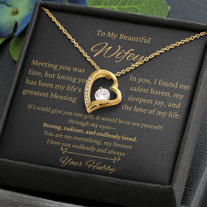 Wifey Heart Necklace| Meeting You Was Fate